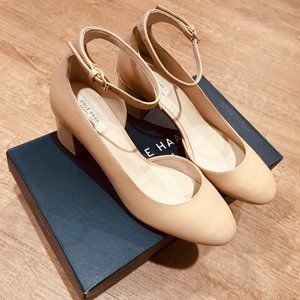 Cole Haan Nude Leather Pump Heels-Women Size 5.5
